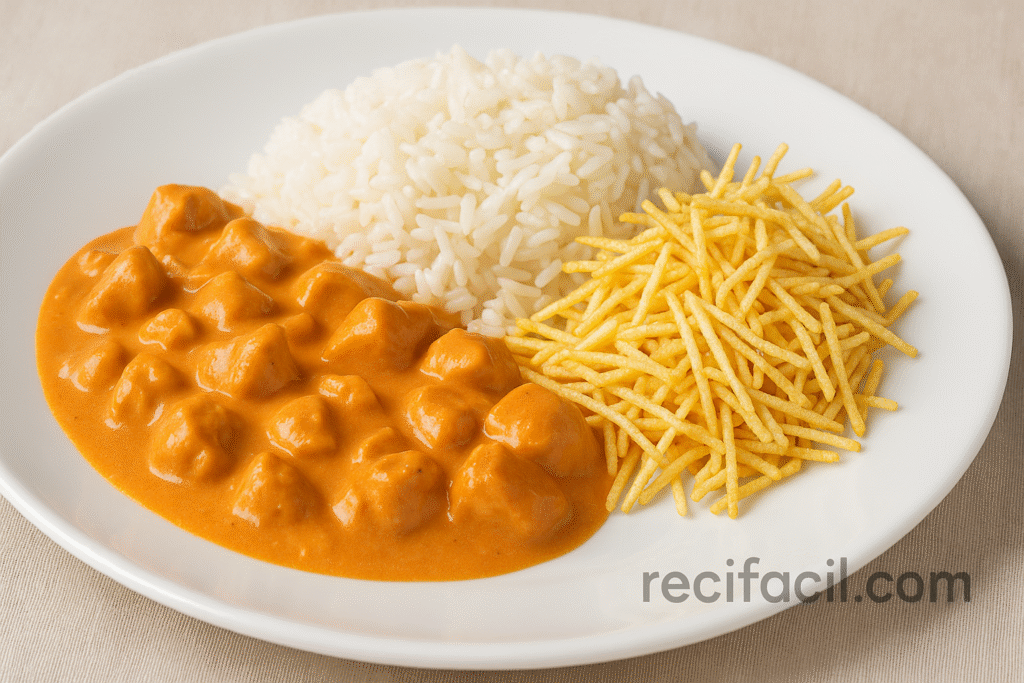 Easy Brazilian Chicken Stroganoff