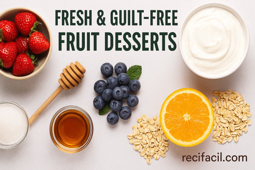 Fresh & Guilt-Free Fruit Desserts