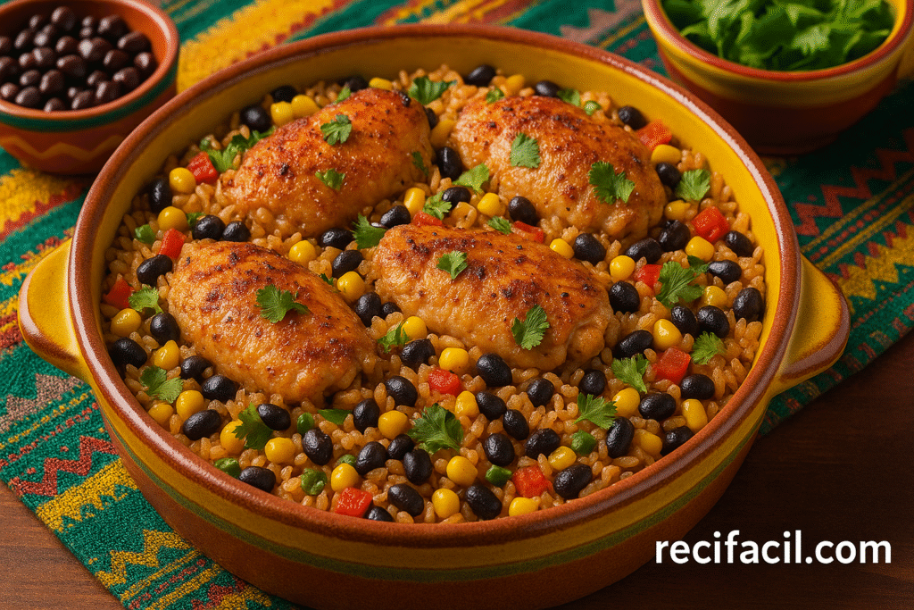 One‑Pot Mexican Chicken and Rice Recipe