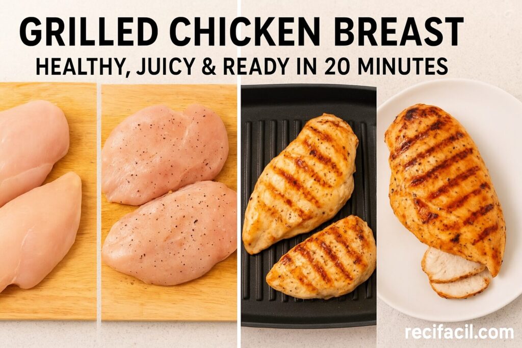 step by step grilled chicken breast