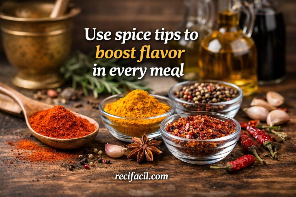 Use spice tips to boost flavor in every meal